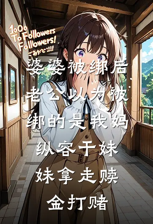 婆婆被绑后，老公以为被绑的是我妈，纵容干妹妹拿走赎金打赌